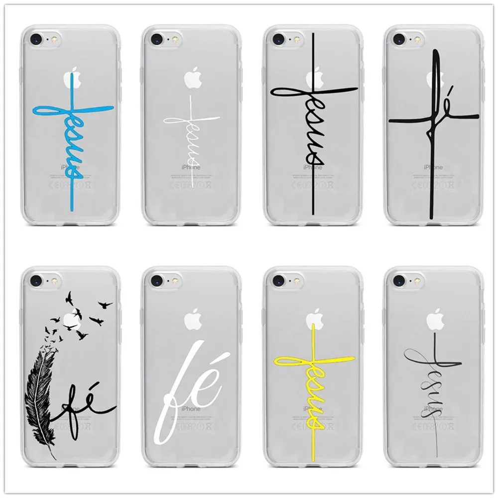 

Faith Christian Religious Jesus Phone Case For iPhone 11 PRO MAX XR XS MAX X 8 7 6 6s Plus TPU Soft Matte Back Cover