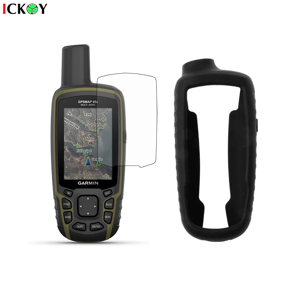 Silicon Protect Case + Screen Protector Shield Film for Hiking Handheld GPS  Garmin GPSMap 65 65S 65ST 64S 64ST Accessories|Bicycle Computer| -  AliExpress