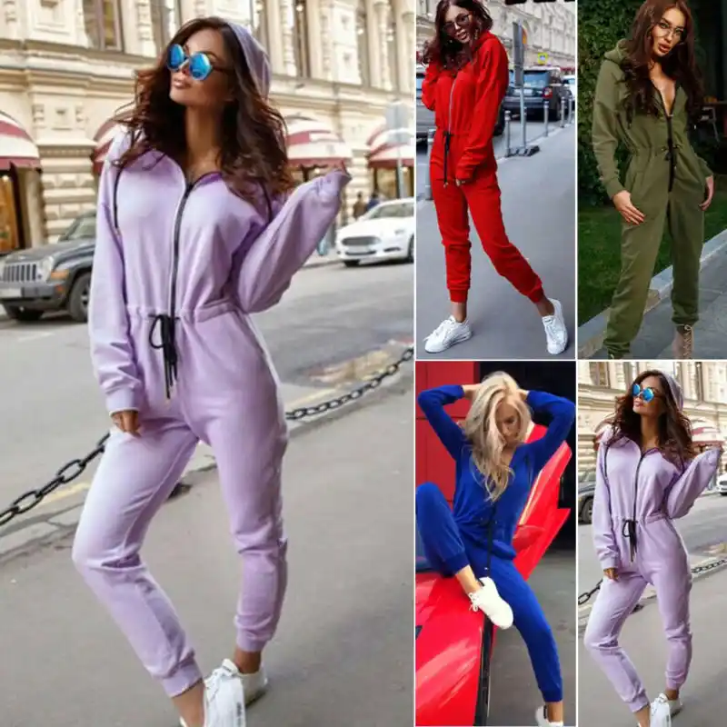 long sleeve lounge jumpsuit