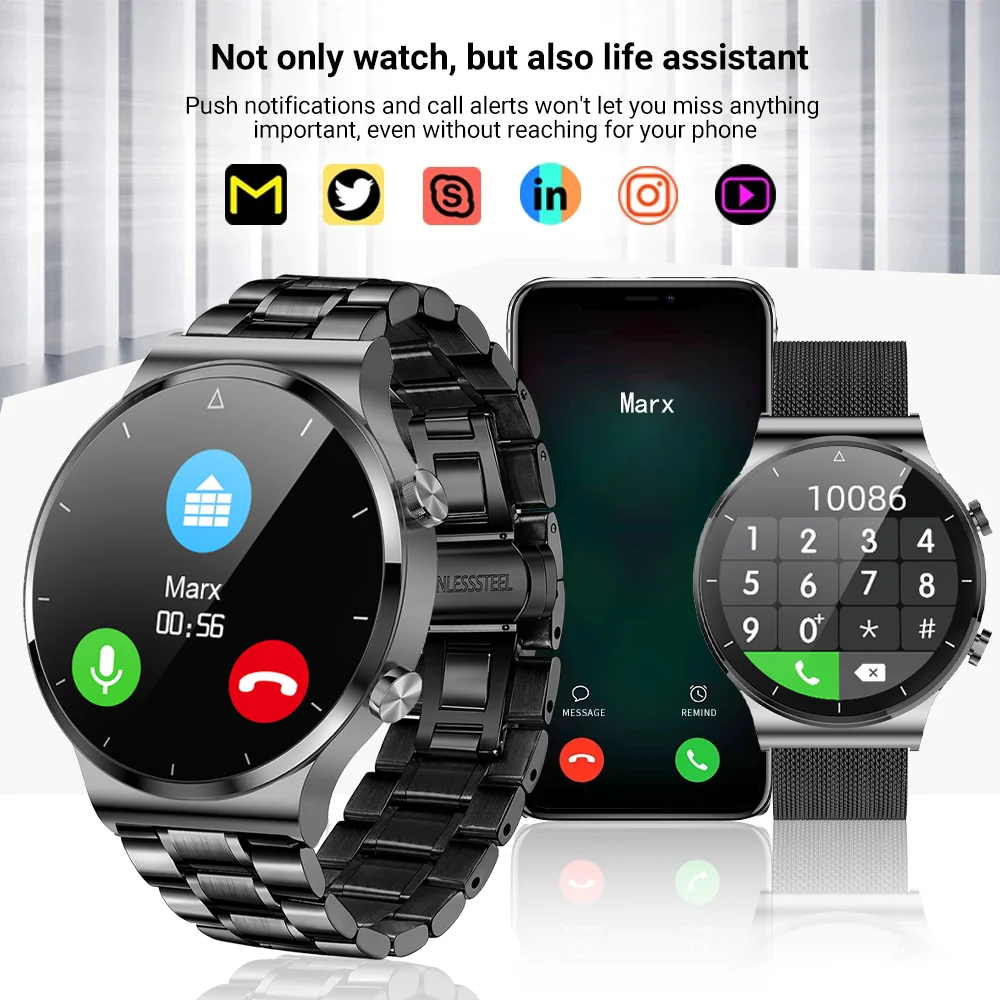 Tela de Toque Smartver para Huawei Ip68 à Prova Bluetooth Call Smart Homens Completa Sangue Oxigênio Heart Rate Tracker d 'água Gt2 2022 Ver - Image 2