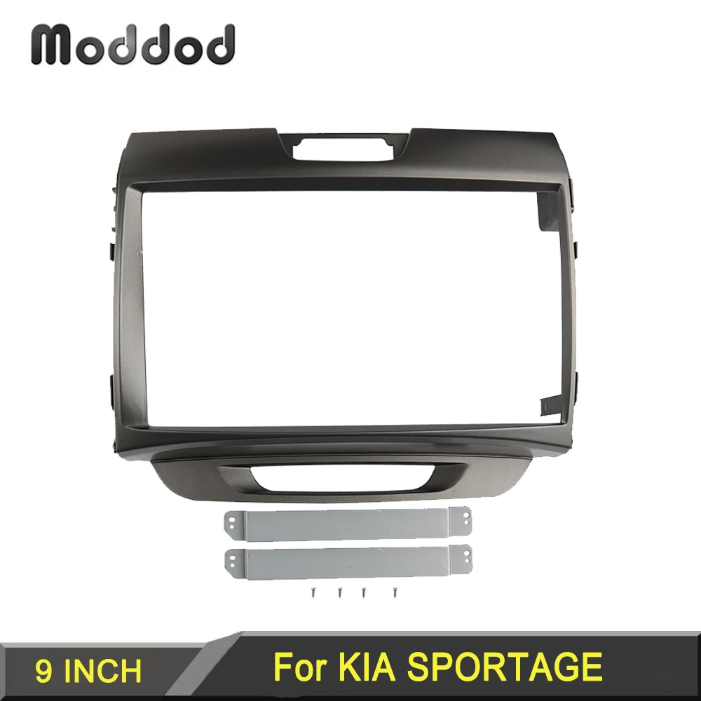 

9 inch Car Radio Fascia for KIA SPORTAGE 2010 Stereo Panel Dash Installation Kit Double Din Frame GPS DVD Bezel