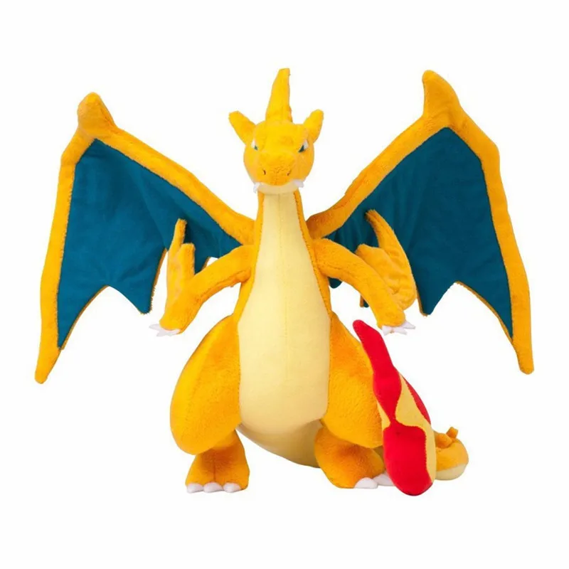 TAKARA TOMY Pokemon Animal Dinosaur Toy XY Charizard Plush Million MAGE Evolution Yellow Blue  Doll Kids Present