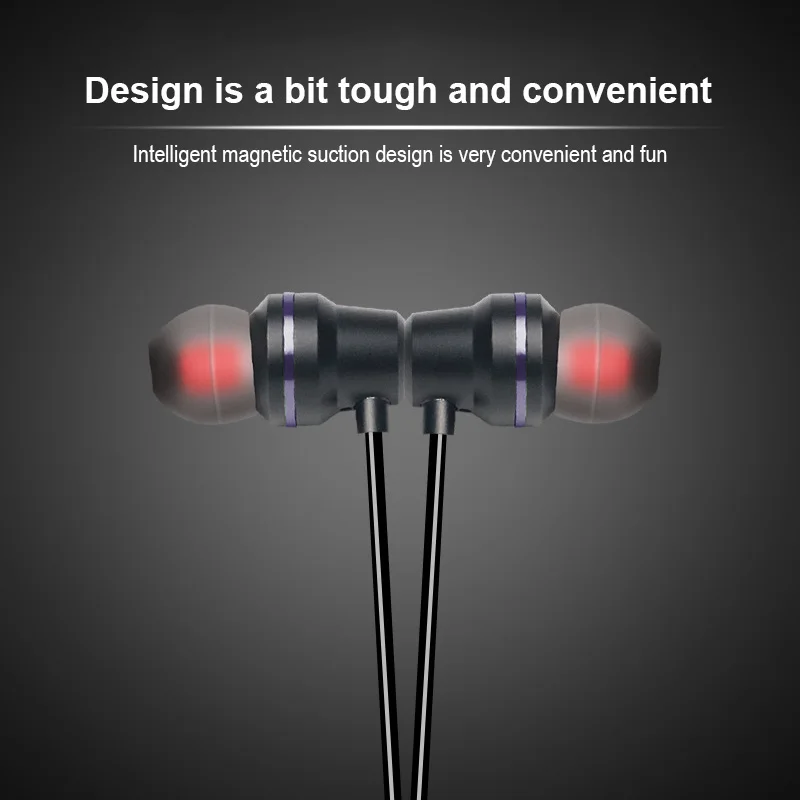 T25 New Wireless Bluetooth Headphone With Mic Support TF SD Card Magnetic Bluetooth 5 0 Earphone Stereo Bass Sport Headset