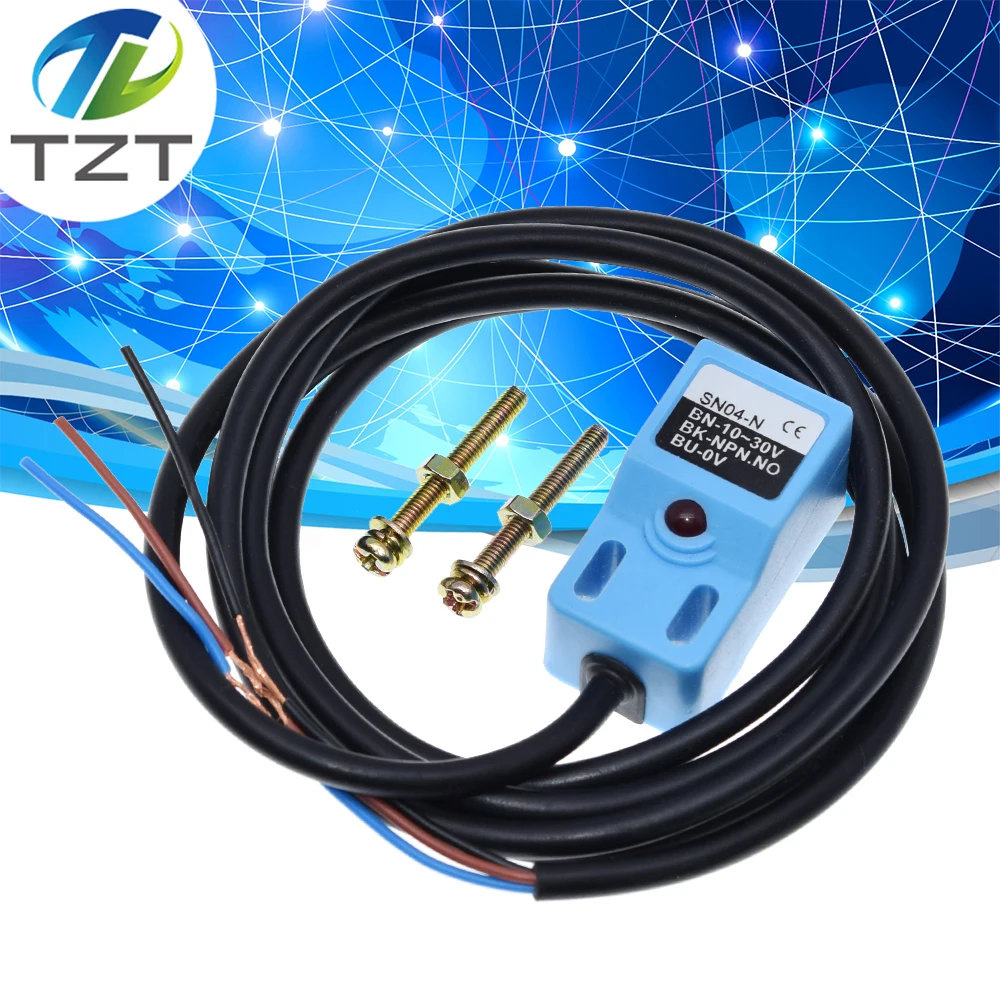 TZT SN04-N SN04-N2 SN04-P SN04-P2 DC NPN PNP NO NC 4MM 10-30V SN04 Inductive Proximity Sensor Detection Switch | Электронные