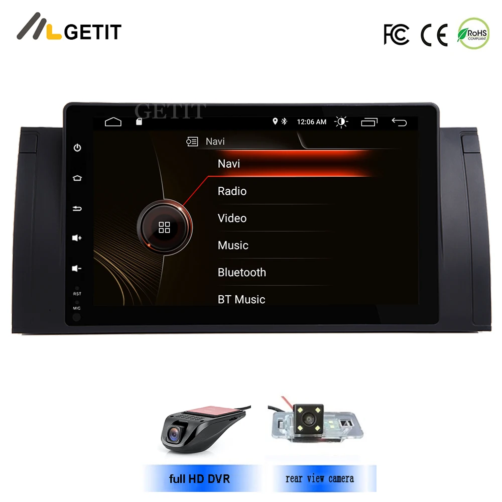 Автомагнитола на Android 10 мультимедийный стерео плеер для BMW E38 E39 X5 E53 M5 BT Wi Fi с GPS
