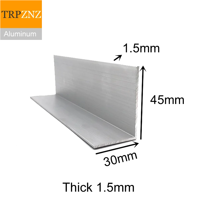 30x45mmthick15mm6063RightAnglealuminumLshapedaluminumalloy