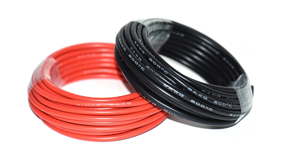 Super Soft Silicone Cable High Temperature Resistant Tin-plated Copper Wire High Current Cable for Battery,Inverter,UPS,etc