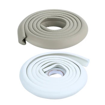 

2 Pcs 2M Children Protection Table Guard Strip Baby Safety Products Glass Edge Furniture Horror Crash Bar Corner Foam Bumper Col