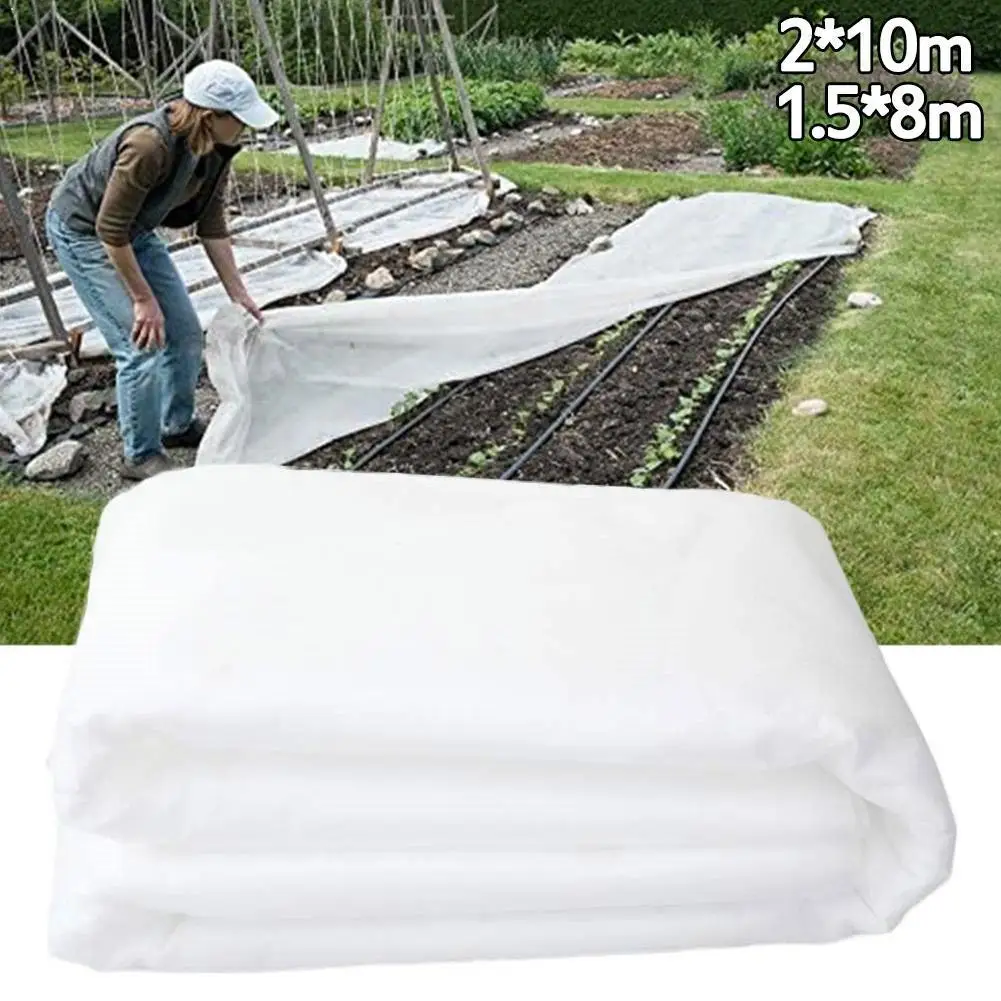 

2*10m/1.5*8m Winter Veil Plants Plant Cold Protection Winter Frost Plant Blanket Cover Plants Supplies Bag Veil Anti Garden Q1N2