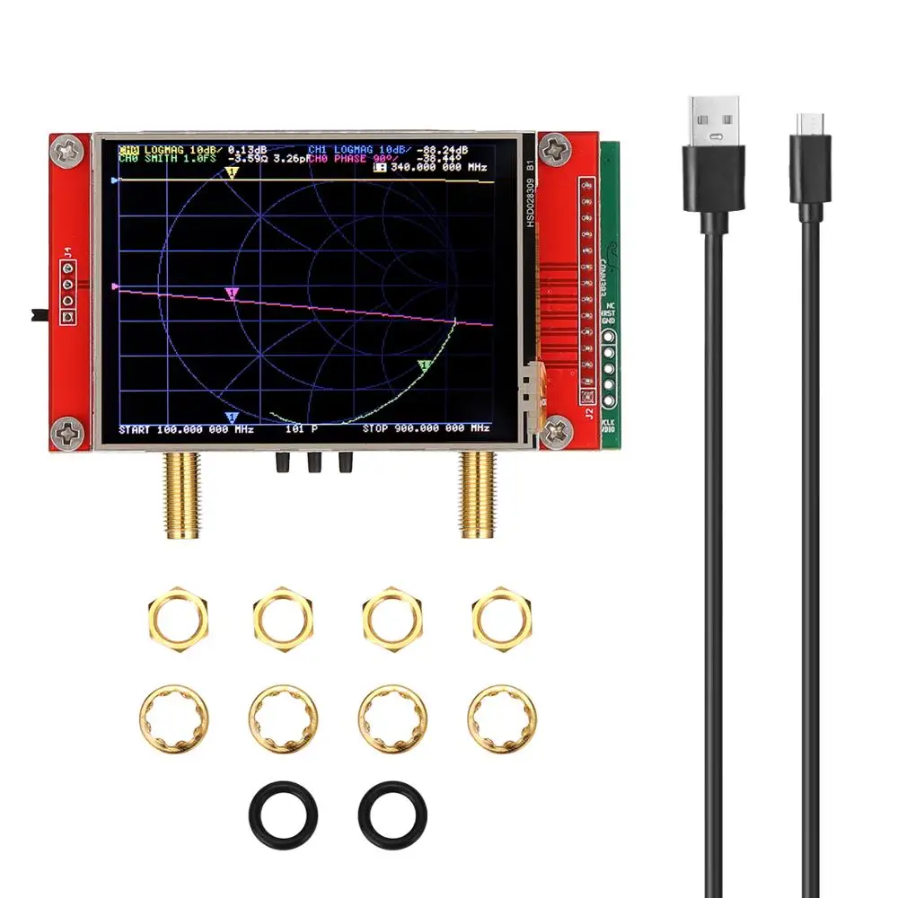 3G векторный сетевой анализатор 50KHz Hz S A 2 NanoVNA V2 антенный коротковолновый HF VHF УВЧ