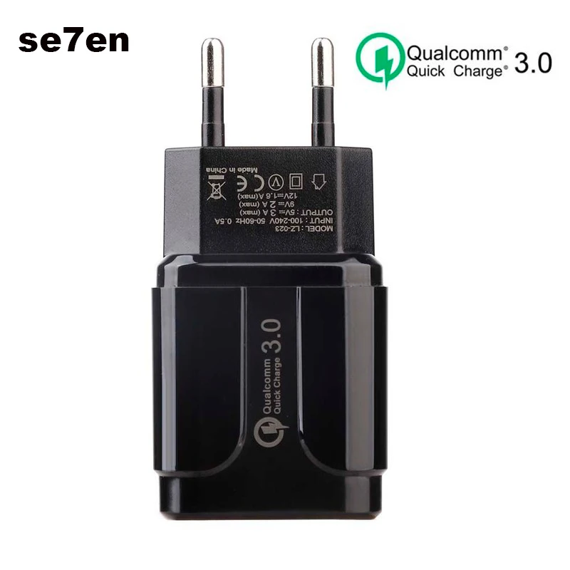 

5V 3A USB Charger 18W Quick Charge 3.0 QC 3.0 Fast Charging Adapter USB Mobile Phone Charger For iphone Micro USB Type C Cable