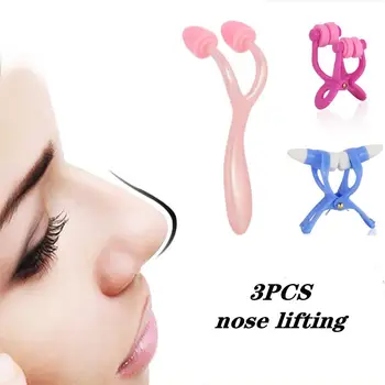 

BellyLady 3Pcs/Set Nose Up Shaping Shaper Lift + Bridge Straightening Beauty Clip + Nose Up Shaping Lifting Clip