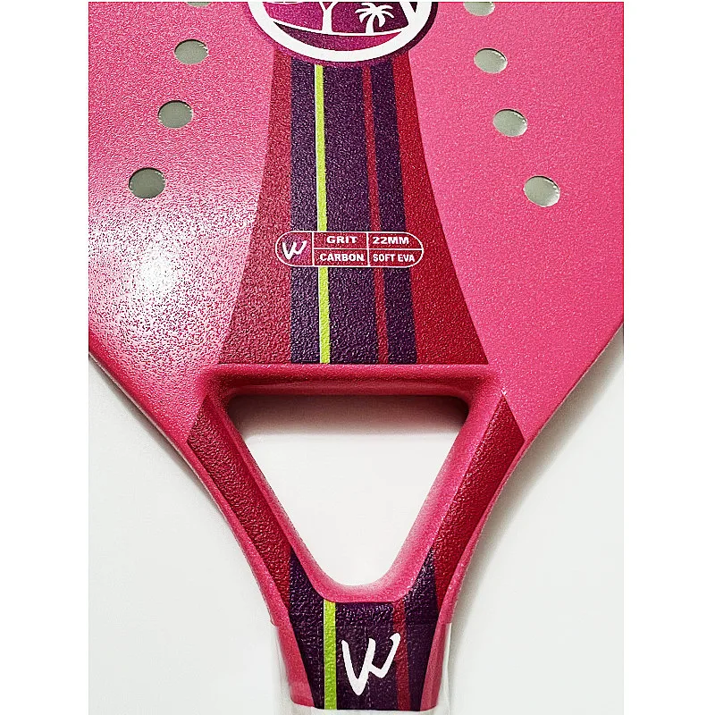 2021 Adult Professional Full Carbon Beach Tennis Paddle Racket Soft EVA Face Raqueta With Bag Unisex Equipment Padel Camewin 2021 Adult Professional Full Carbon Beach Tennis Paddle Racket Soft EVA Face Raqueta With Bag Unisex Equipment Padel Camewin