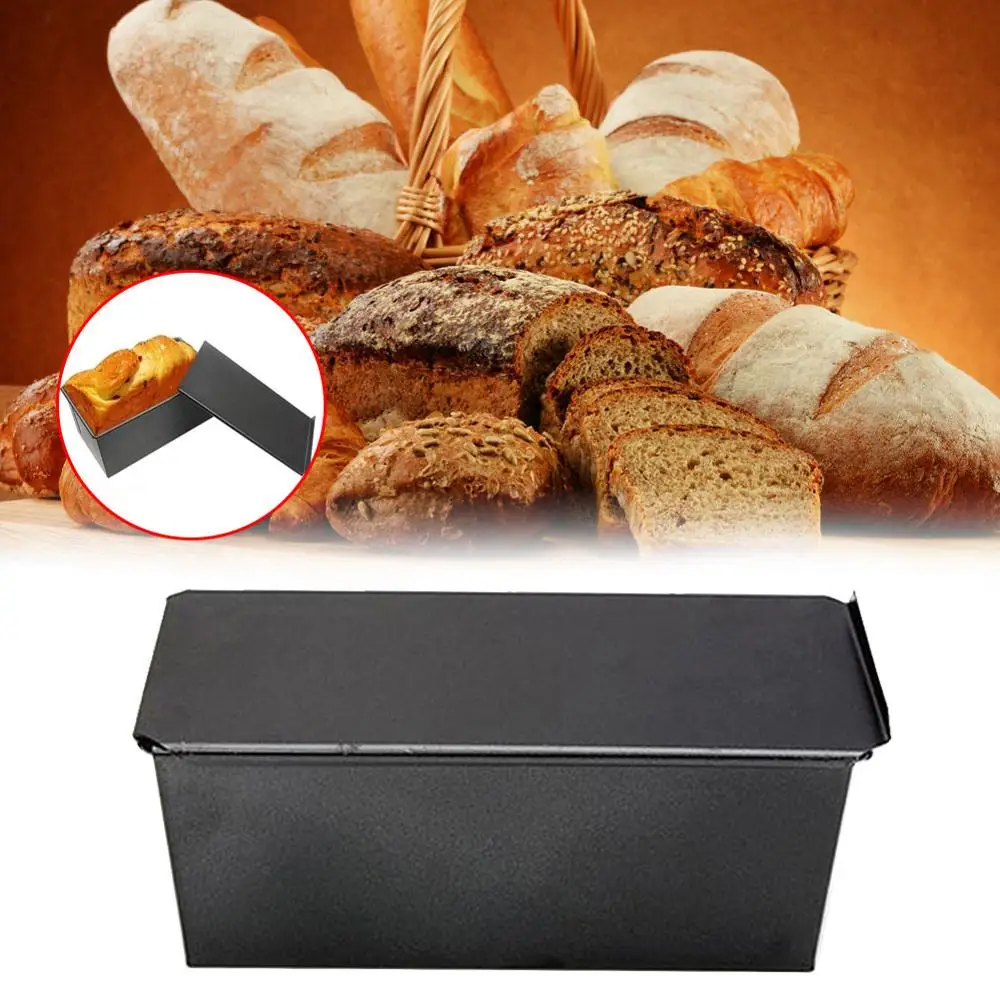 

1pc Loaf Pan Rectangle Toast Bread Mold Cake Mold Carbon Steel Loaf Pastry Baking Bakeware DIY Non Stick Pan Baking Supplies