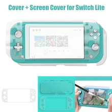 PC прозрачный защитный чехол+ 1 стекло для ПК протектор экрана для NS switch Lite игровые аксессуары Y20