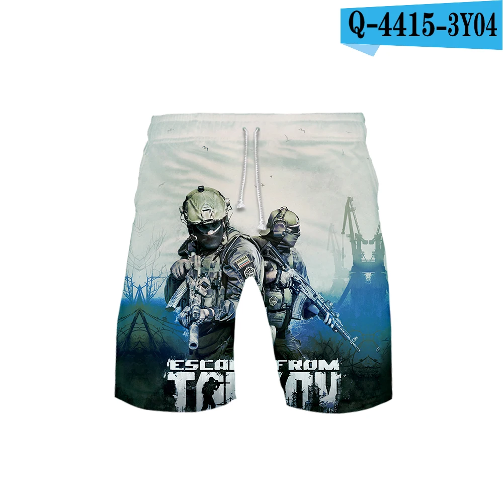 3D Casual shorts Мужские повседневные шорты Горячая игра Escape U Escape от тарков 3D пляжные шорты с рисунком для спортзала короткие брюки большие Beat шорты - Цвет: 3D Casual shorts