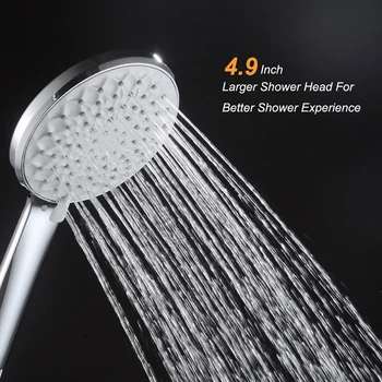 

High Pressure Home Adjustable Lightweight Durable Water Saving With Spray Multifunctional Dormitory Handheld Shower Head ABS
