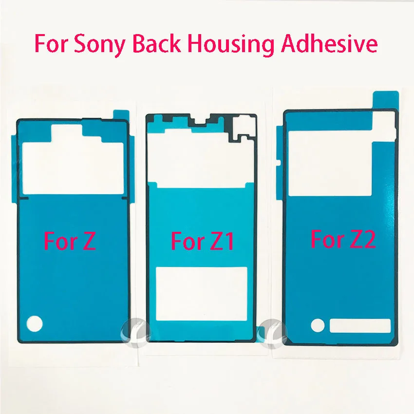 

1pc Back Cover Sticker for Sony Xperia Z Z1 Z2 Z3 Plus Z4 Z5 Z1 Mini Z3 Mini Z5 Mini Compact Z5 Premium Back Housing Adhesive