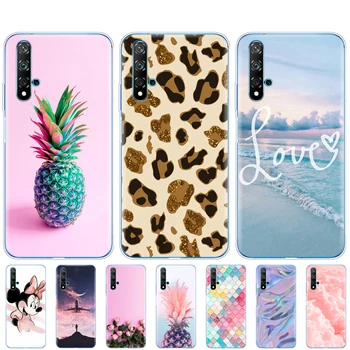 

Silicon Case For Huawei Nova 5T Case Bumper Soft TPU Phone Cover For Nova5T 5 T YAL-L21 6.26'' Painting Coque Back Protective
