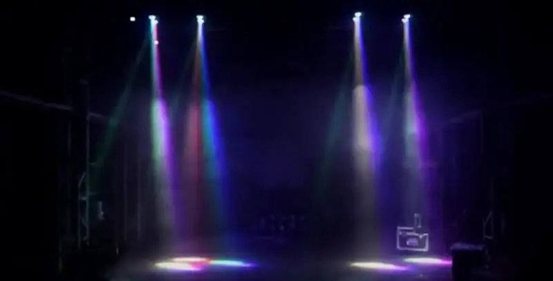 Мини 4х30 Вт 4eyes Blinder Light COB профессиональное сценическое освещение 4*30 Вт RGB 3в1 + 48 шт. SMD5050 светодиодный