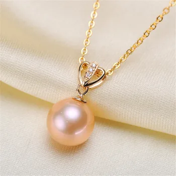 

Retro Hollow Style Metal Yellow gold G18K Tone Bail Connector Pearl Bead Caps Diy Pearl Jewelry Accessories