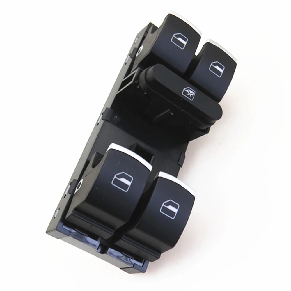 Переключатель электростеклоподъемника TUKE хромированный для VW Rabbit Golf Gti MK5 6 Jetta