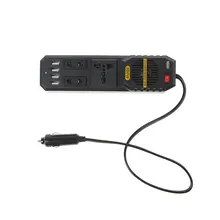 200W фары для автомобилей 4 Порты и разъёмы USB, работающего на постоянном токе 12 В в переменный ток 220V автомобиля Мощность Инвертор адаптер конвертер Прямая