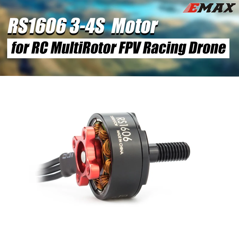 

EMAX RS1606 3300KV/4000KV Brushless Motor 3-4S for RC MultiRotor FPV Racing Drone Spare Part