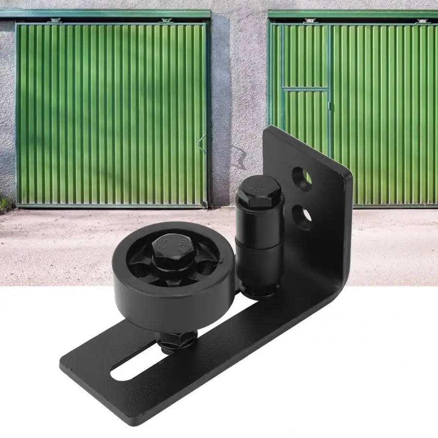 

Adjustable Barn Door Floor Guide Stay Roller Wall Mount Non-Scratch Wheels Door Roller Sliding Bottom floor door guide set