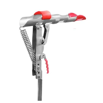 

Outdoor Stainless Fishing Rod Holder Rack Foldable Adjustable Bracket Fishing Rod Stand Holder Hook Setter Double Spring MG3
