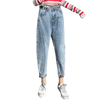 

2020 Jeans Harem Jeans Casual Denim Pants Boyfriends Jeans Femme Trousers Ripped Jeans Vintage Retro