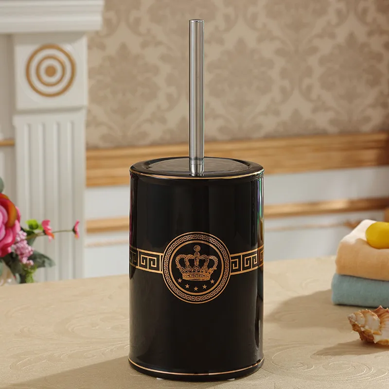 

Toilet Brush Holder Set Durable Brush Hanger Ceramic Cleaning Tools Set Bathroom Accessories Hardware Toilet Brush Free Shipping