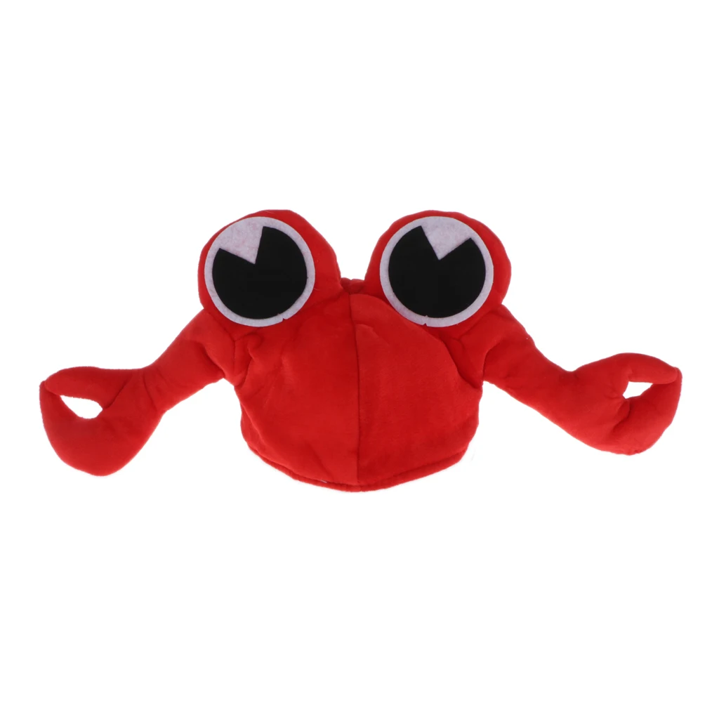 Cosplay Party Velvet Red Crab Hat Beautiful Hairstyles Fancy Dress