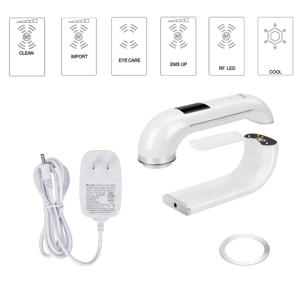 

Face Skin EMS Mesotherapy Electroporation RF Radio Frequency Facial LED Photon Skin Care Device Face Lifting Tighten Beauty Tool