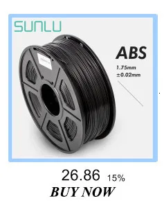 SUNLU PLA/PLA+ нить для 3d принтера 1,75 мм 1 кг с катушкой PLA/PLA Plus, нить для 3D печати, ручка, детский гаджет