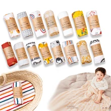 

1Pc Muslin 100% Cotton Baby Swaddles Soft Newborn Blankets Bath Gauze Infant Wrap sleepsack Stroller cover Play Mat