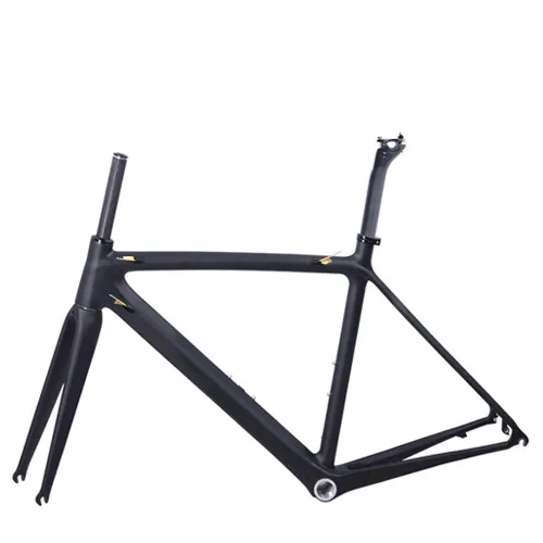 Full Carbon road bike frames Di2 mechanical racing frame inner cable carbon road bicycle frame road bike bicicleta frameset - Цвет: BXT no logo black