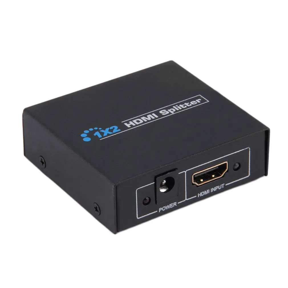 HDCP HDMI split ter Full HD 1080p видео HDMI коммутатор 1X2 split 1 in 2 Out усилитель двойной дисплей для HDTV DVD PS3 Xbox