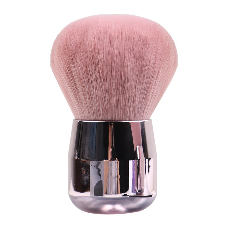 Розовые кисти для макияжа из розового золота гриб Форма Румяна установка пудра, косметическое средство, макияж, кисть, косметические инструменты набор кисточек для макияжа бровей - Handle Color: Round Head