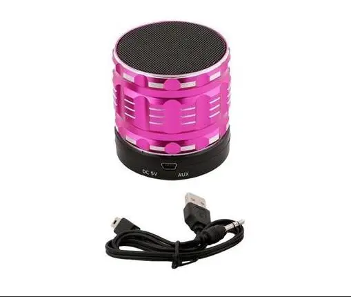 pink DIDIHOU портативный Bluetooth динамик водонепроницаемый динамик TF USB сабвуфер Mp3 стерео аудио музыкальный плеер - Цвет: pink