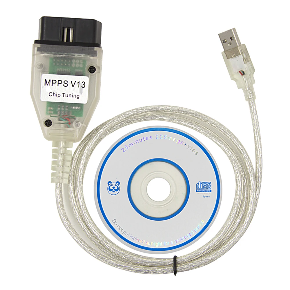 MPPS V13.02 V13 OBD2 диагностический кабель MPPS чип Тюнинг программатор системного блока управления инструмента OBD2 для Windows XP диагностический разъем