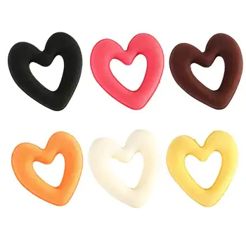 

6pcs Hair Bun Maker Elastic Sponge Heart Shaped Durable Hair Device Bun Maker Hair Styler Chignon for Women Bridals Ladies Girls