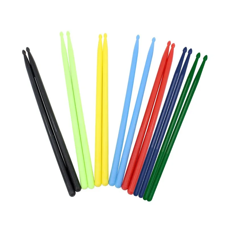 

7 Colors 5A 41*1.4CM Stand Drum Nylon Drum Stick Nylon Drum Mallet Drum Drum Accessories Drum Sticks Instrument Accessories