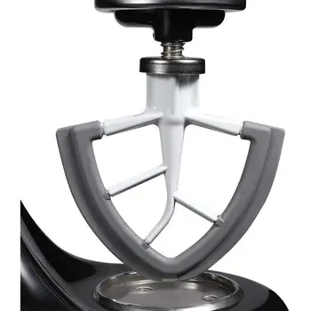 

4.5Quart flex edge beater for kitchenai.d Bowl-Lift stand mixer,paddle with silicon scraper, Dishwasher Safe Flat beater