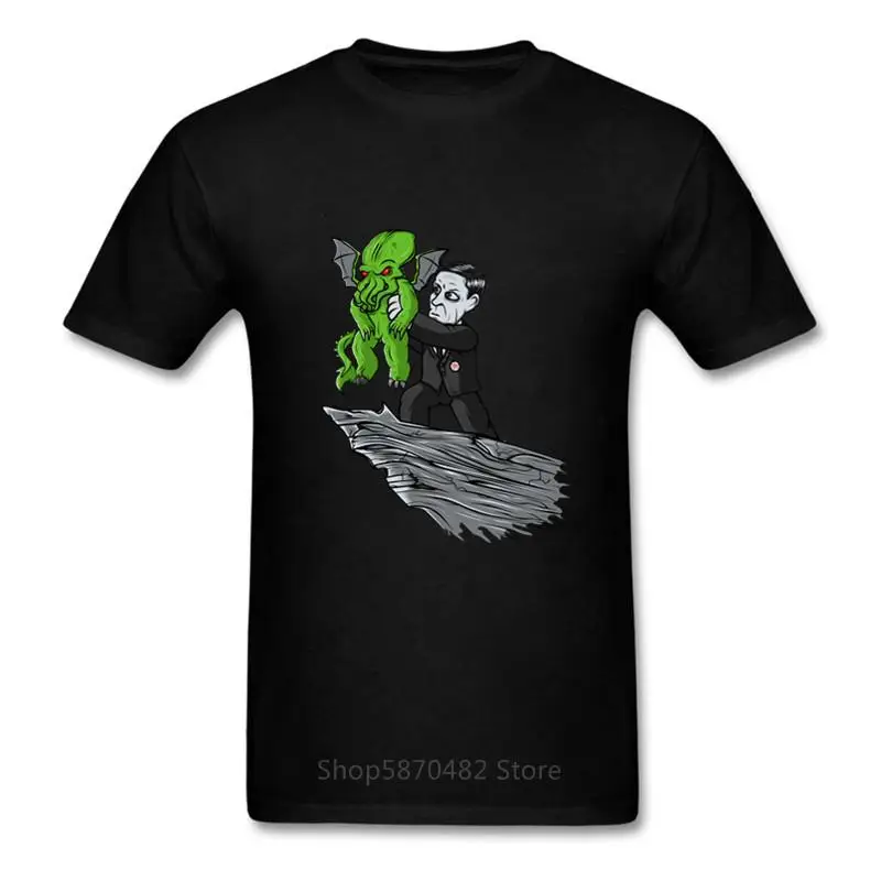 Модные летние футболки Cthulhu футболка с короткими рукавами и принтом Король