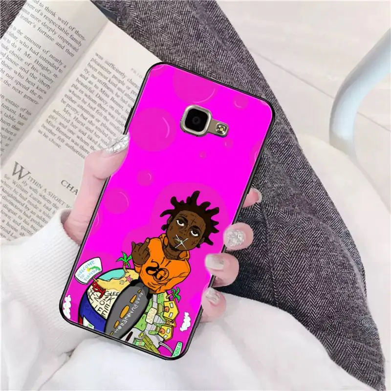 FHNBLJ Kodak Black Rapper Bling Cute Phone Case for Samsung A50 A70 A40 A6 A8 Plus A7 A20 A30 S7 S8 S9 S10 S20 Plus