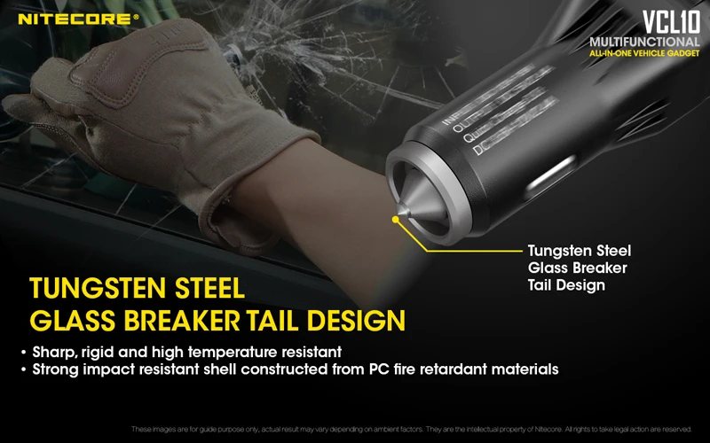 NITECORE VCL10 Vehicle Gadget Charger Emergency Light (11)