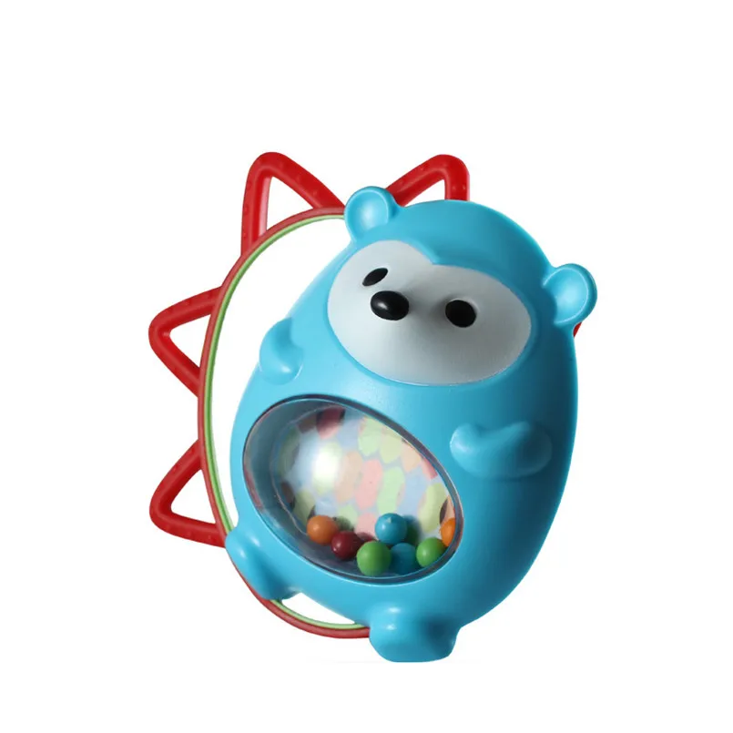 Милая Детская игрушка-погремушка с животными, Многофункциональные Игрушки для маленьких мальчиков 0-12 месяцев, детские игрушки, Колокольчик для новорожденных, сенсорные игрушки для малышей - Цвет: Hedgehog