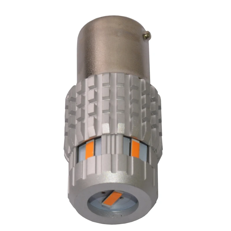 JSTOP 1x Янтарный светодиодный сигнал поворота 1156 py21w T20 W21W 7440 без ошибок Передний Задний сигнал поворота 1860SMD лампы поворота(без гипервспышки