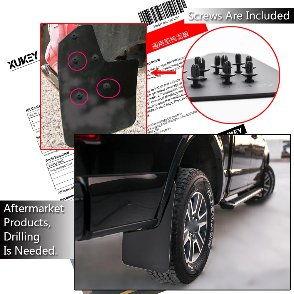Для Chevrolet Chevy Silverado 1500 1500HD 4500HD 5500HD 6500HD HD SS Брызговики крыло брызговиков вспышки